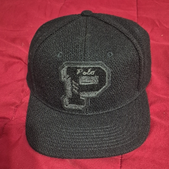 Polo Ralph Lauren Other - Polo by Ralph Lauren Black Wool Varsity Cap